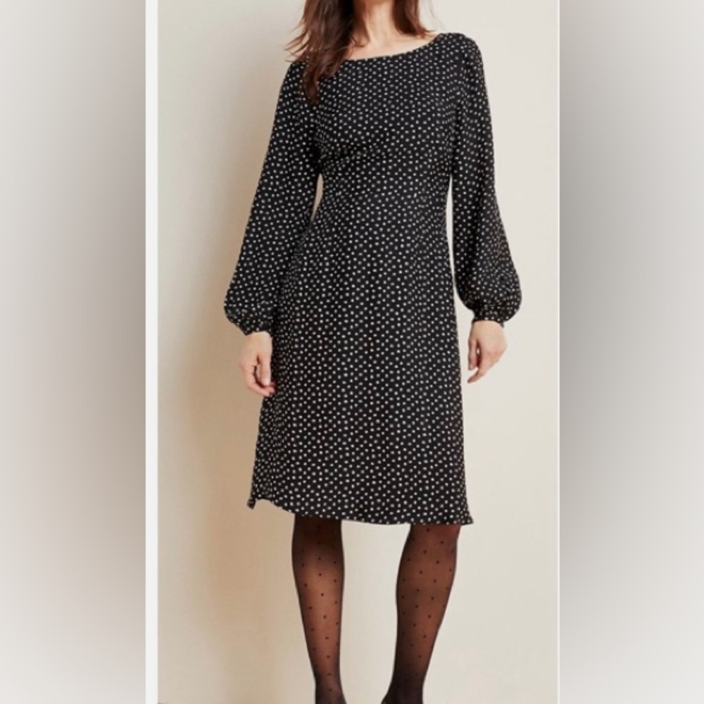 Anthropologie Women’s  Polka Dot  Midi Dress Women’s size 6 $149